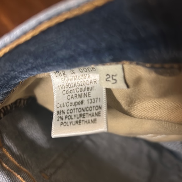 Rag & Bone Skinny Distressed Jeans • SZ 25 - Picture 7 of 7